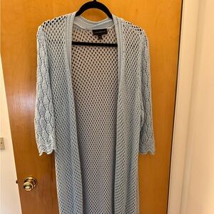 Lane Bryant Blue Duster